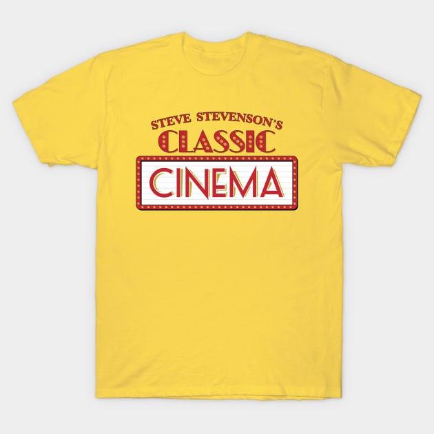 Steve Stevenson's Classic Cinema T-Shirt by Lights, Camera, Podcast